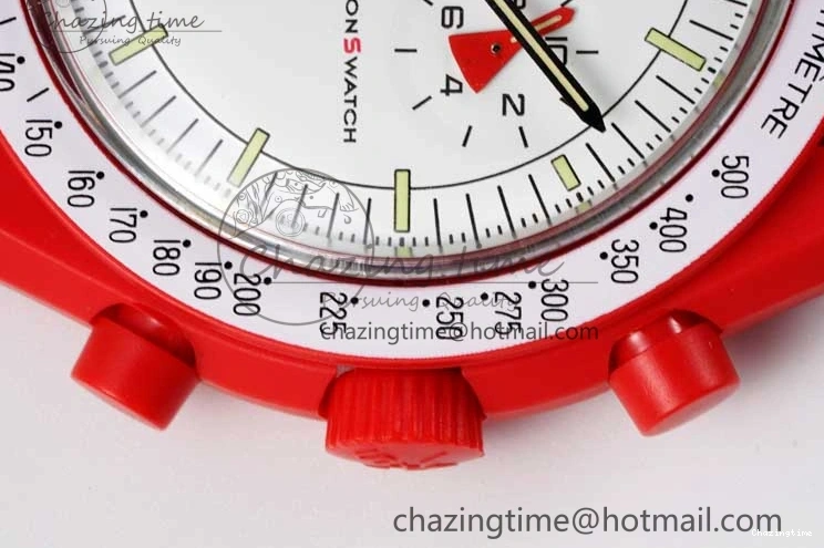 0103 Speedmaster Misson To Mars 1:1 Best Edition White Dial On Nylon Strap Quartz GoAnywhere 7862